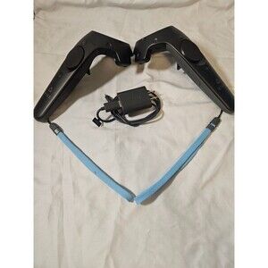 HTC Vive 2PR7100 VR Wand Controllers Pair (Black) 1.0 + Charger (TESTED/WORKING)